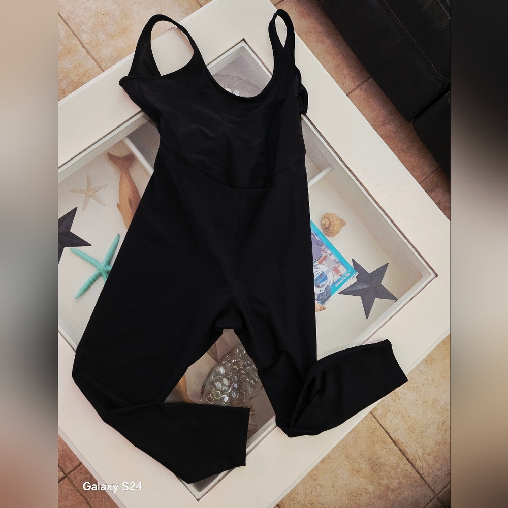 XL Black Sleeveless Jumpsuit NWOT